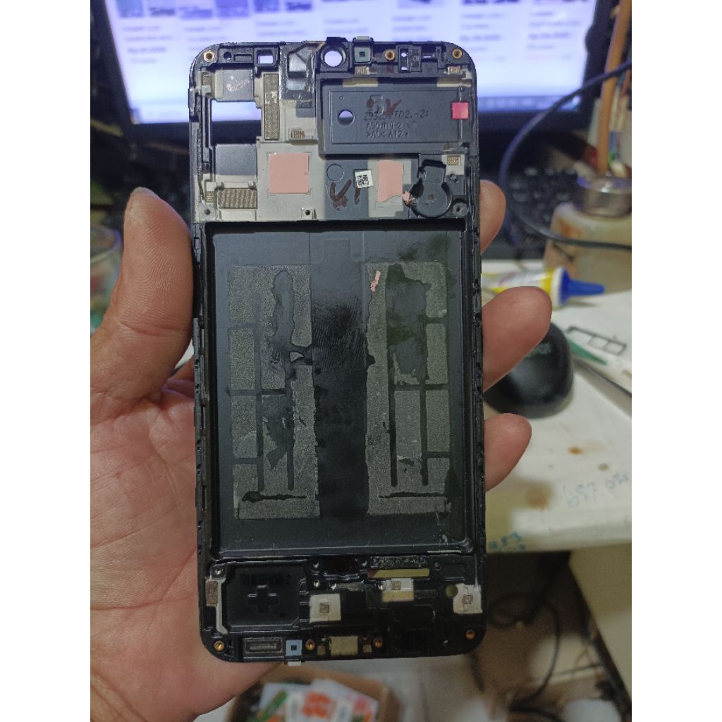 freme lcd samsung a50 ori