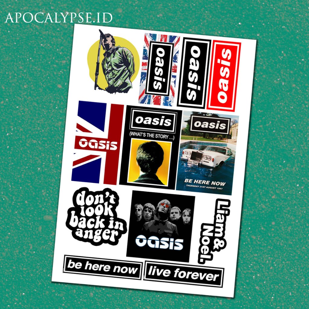 STICKER OASIS - STIKER BAN ANTI AIR - STIKER PACK