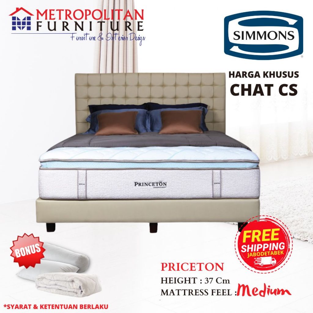 Kasur Springbed Simmons Princeton Kasur Spring bed Matrras