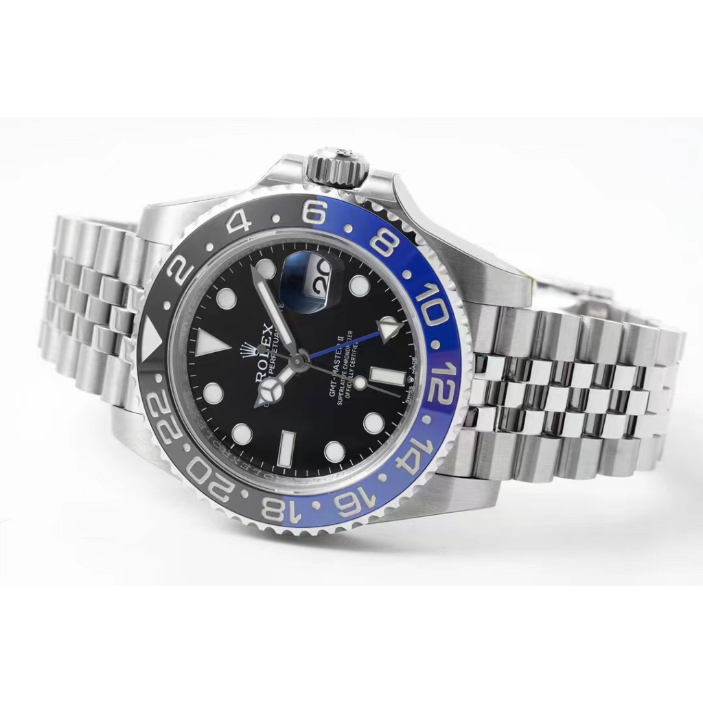 ORIGINAL (100% ASLI)COD BARU INCLUDE BOX JAM TANGAN ROLEX ORIGINAL 100% SERI GMT - MASTER II