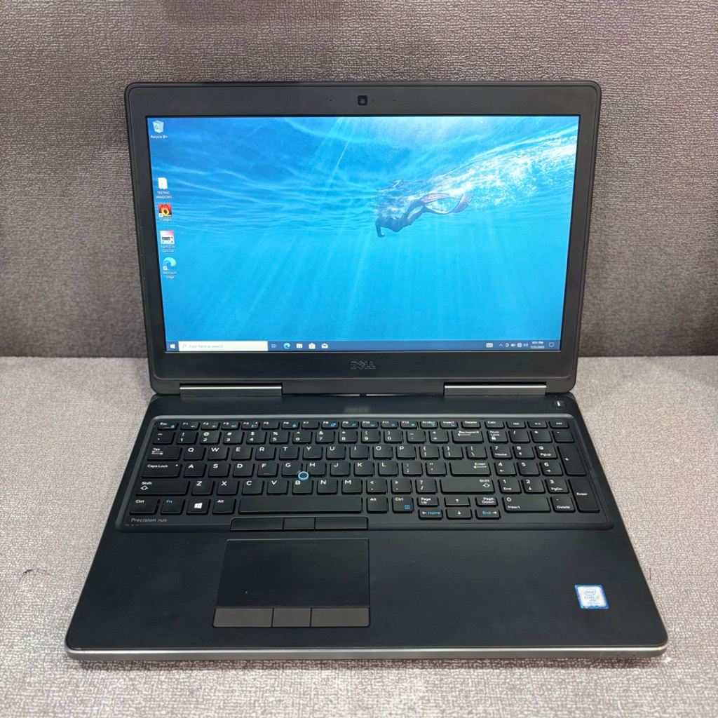 Laptop gaming dell precision 7520 (Dual vga) core i7 gen 7 Ram 32gb ssd 512gb Nvidia Quadro M2200 se