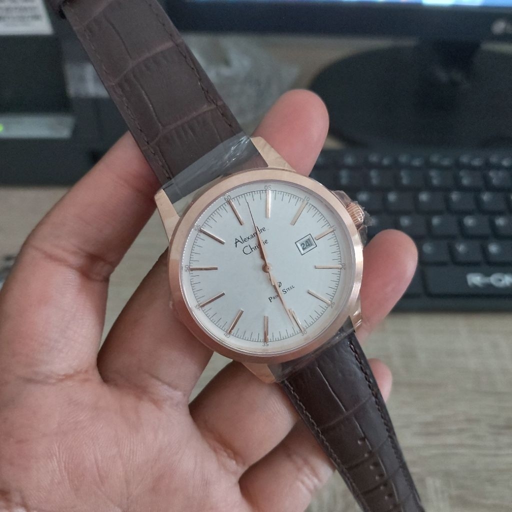 READY JAM TANGAN PRIA ALEXANDRE CHRISTIE AC1008 AC 1008 ORIGINAL KULIT