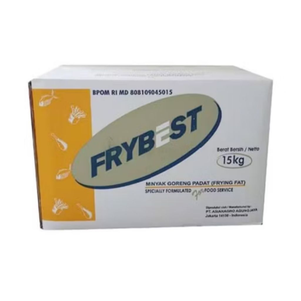 

MINYAK GORENG PADAT FRYBEST KEMASAN 15 KG/ RENYAH