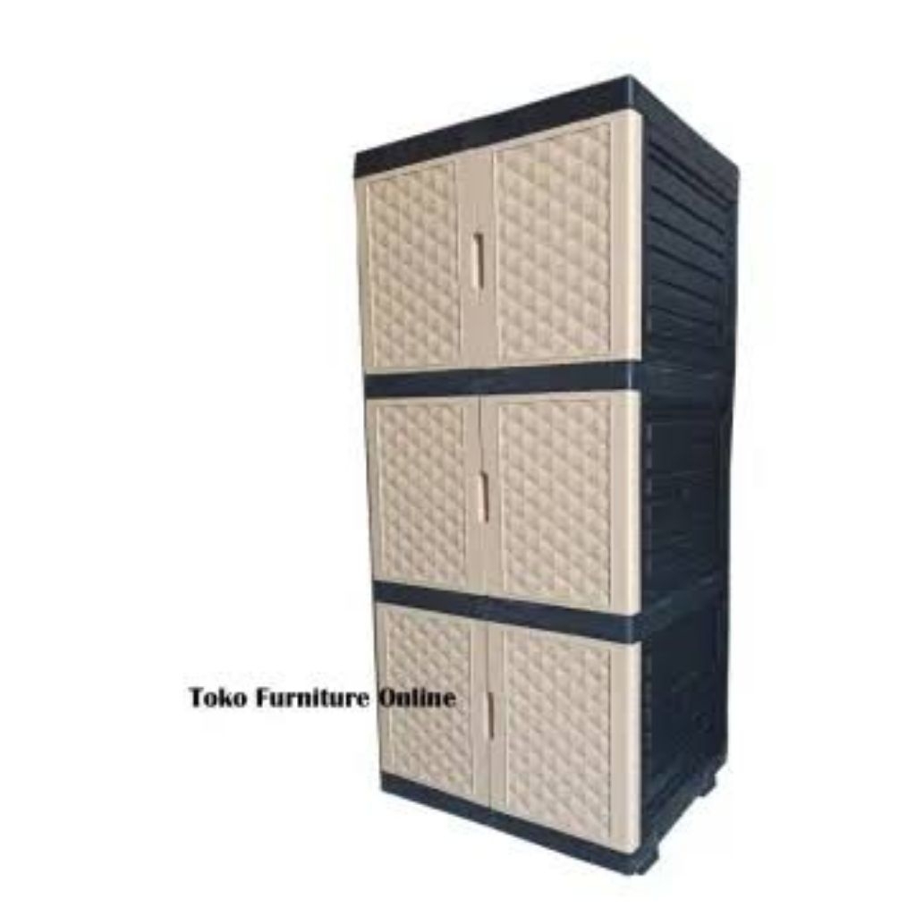 Lemari Atom 4 Susun 2 Pintu Ada Hangernya - Jual Lemari Atom 4