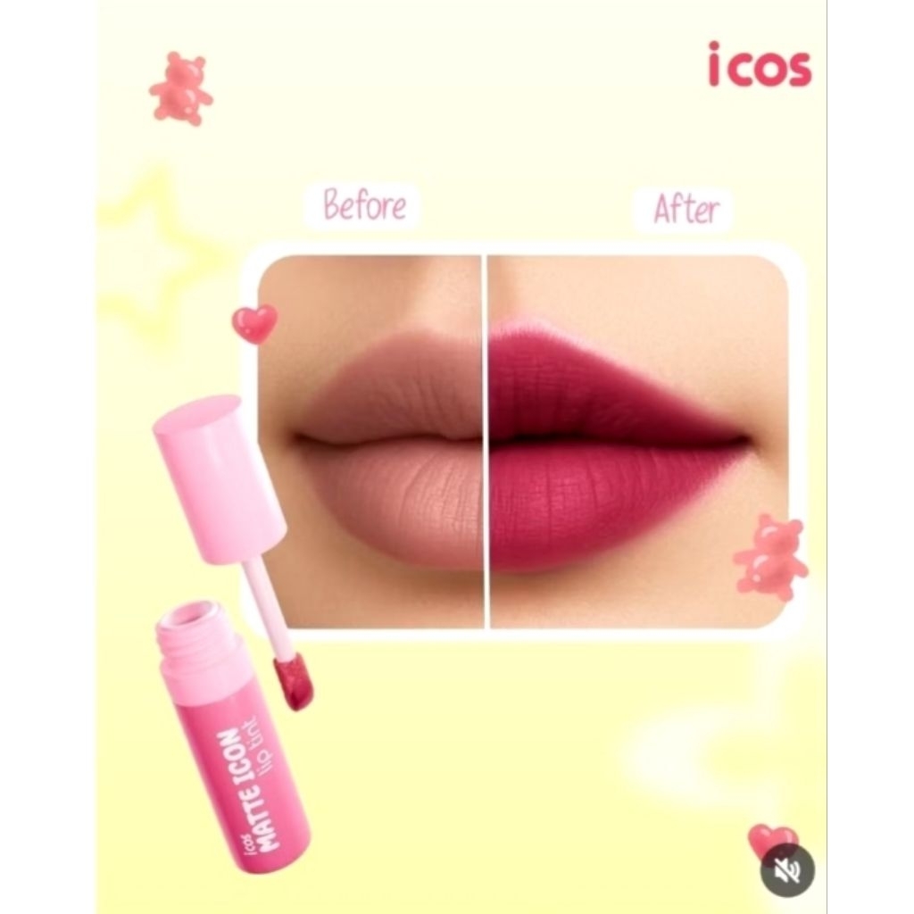 (INEZ ICOS LIP TINT 04 SPILL THE TEA)