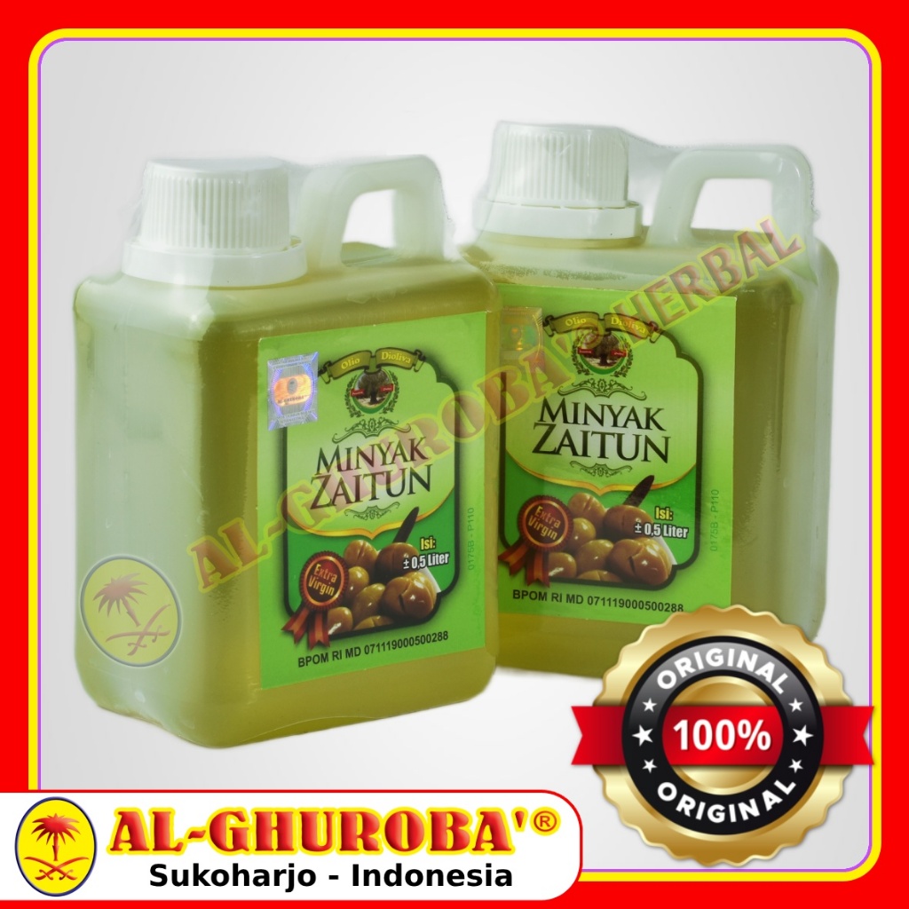 

Minyak Zaitun Extra Virgin Oilive Oil 500ml Al-Ghuroba BPOM MUI Original