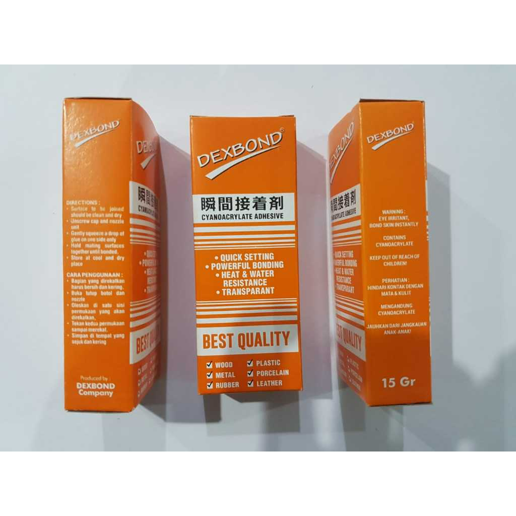 

[Grosir] DEXBOND Lem Tetes Korea - Lem Setan Instant Glue dextone / lem Handsome lem korea tetes cair