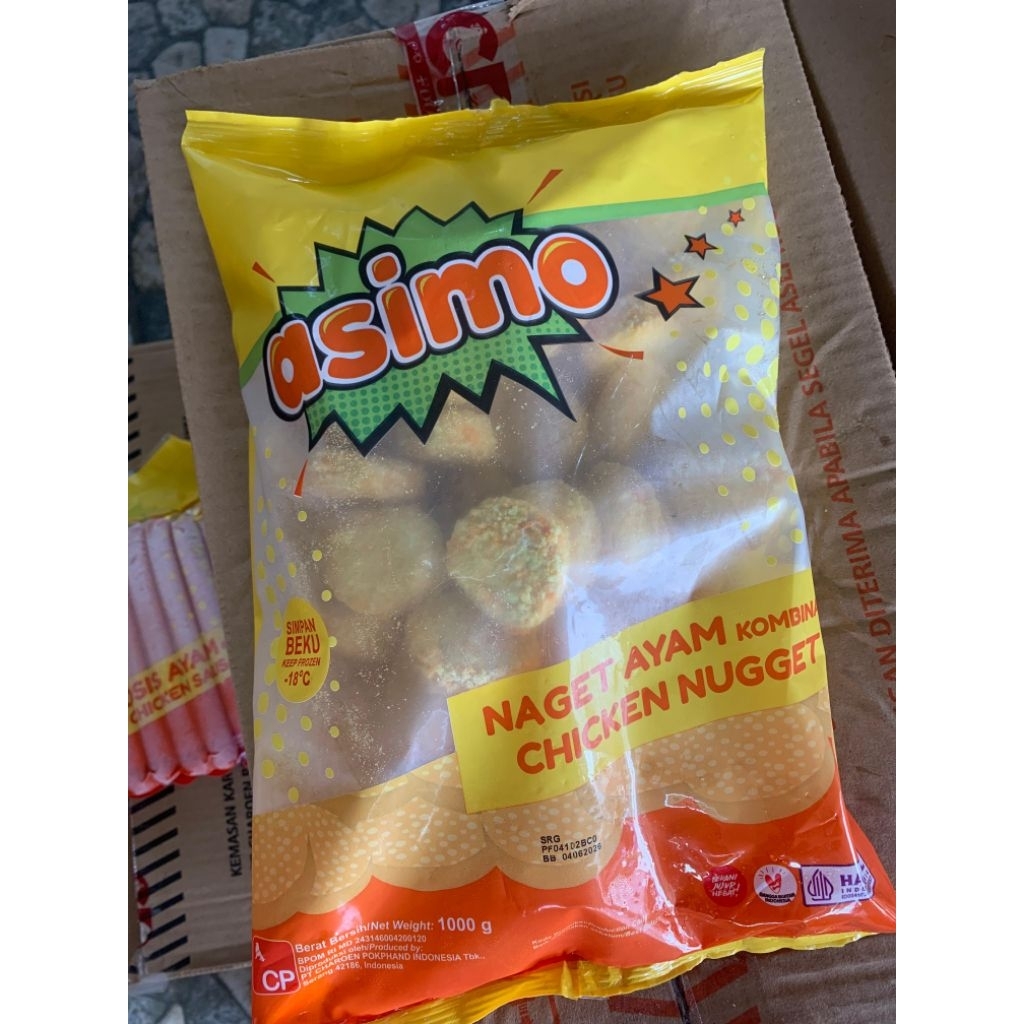 

ASIMO NAGET AYAM KOMBINASI / CHICKEN NUGGET 1KG