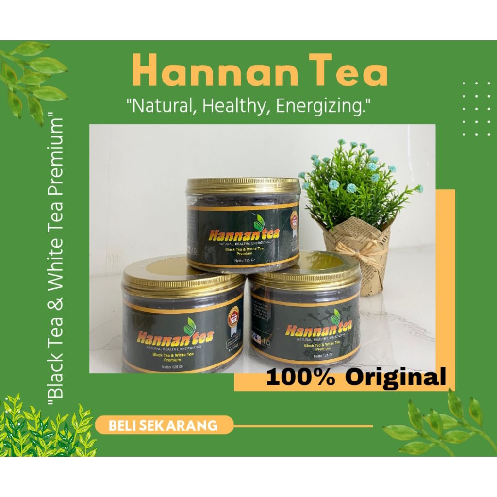 

Hannan Tea Black Tea and White Tea Premium // 100% Original