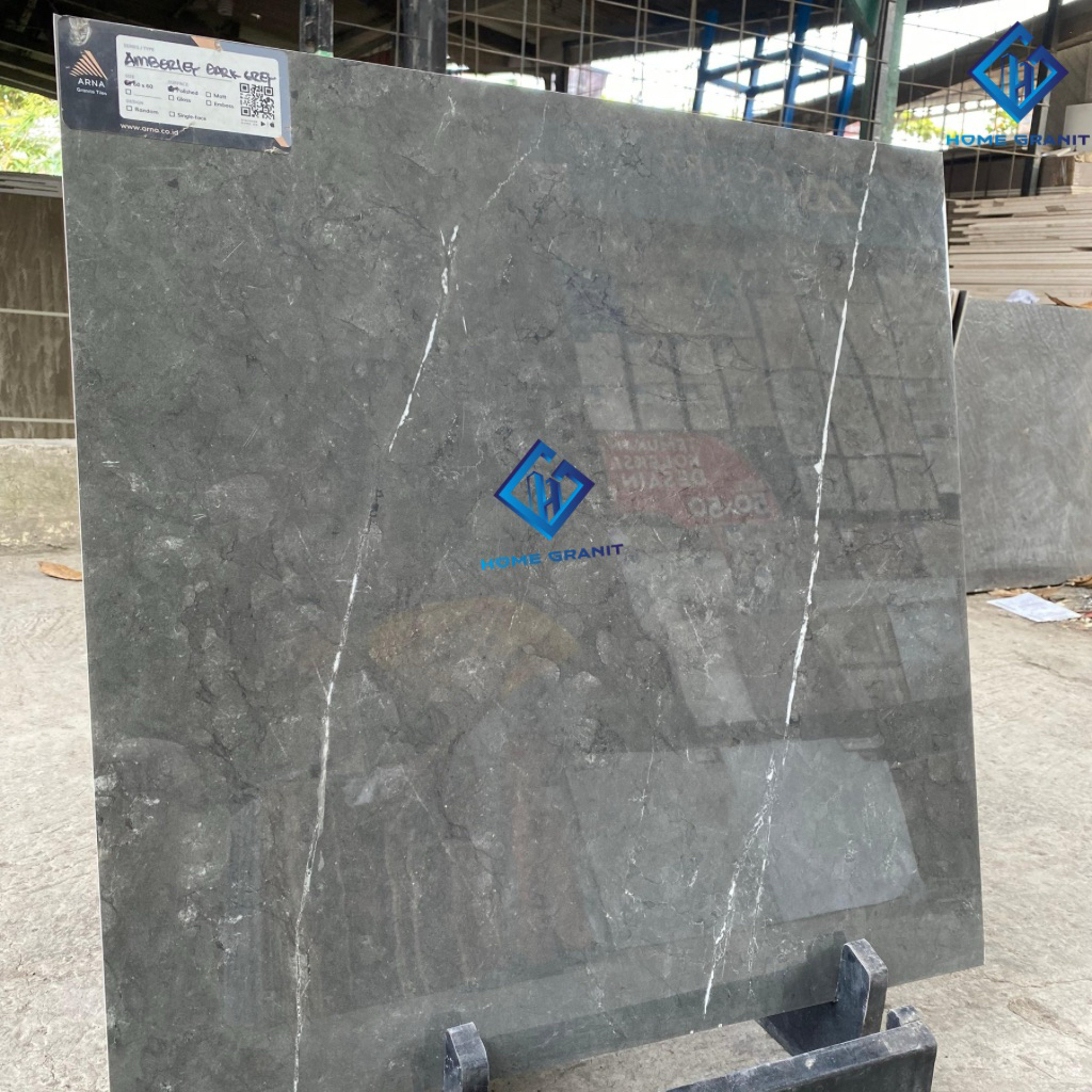 Granite Lantai 60×60 AMBERLEY DARK GREY/GLOSSY/ARNA/SERIES
