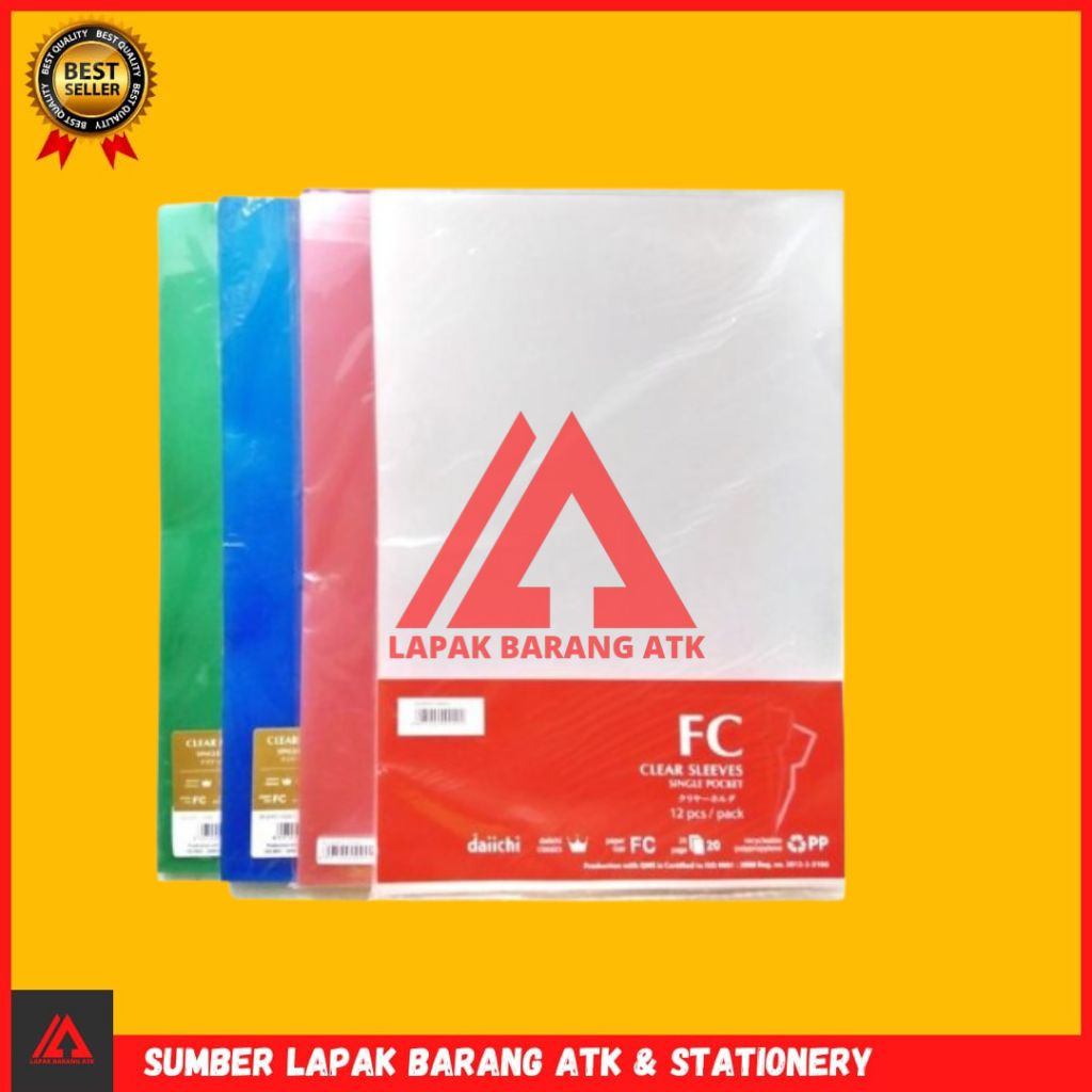 

Map L Daiichi Clear Sleeves A4 / Map Slip Warna