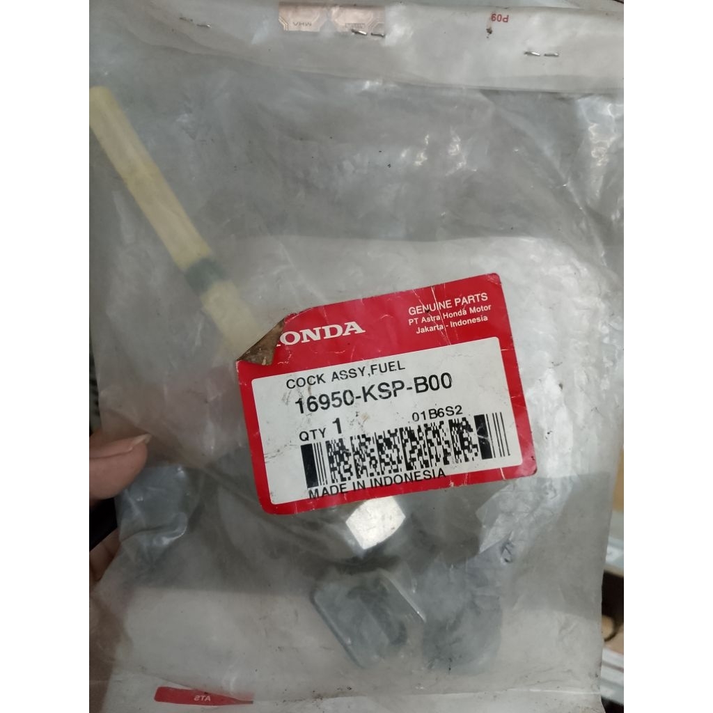 16950-KSP-B00 COCK ASSY FUEL KRAN BENSIN SARINGAN BENSIN NEW MEGA PRO 16950KSPB00