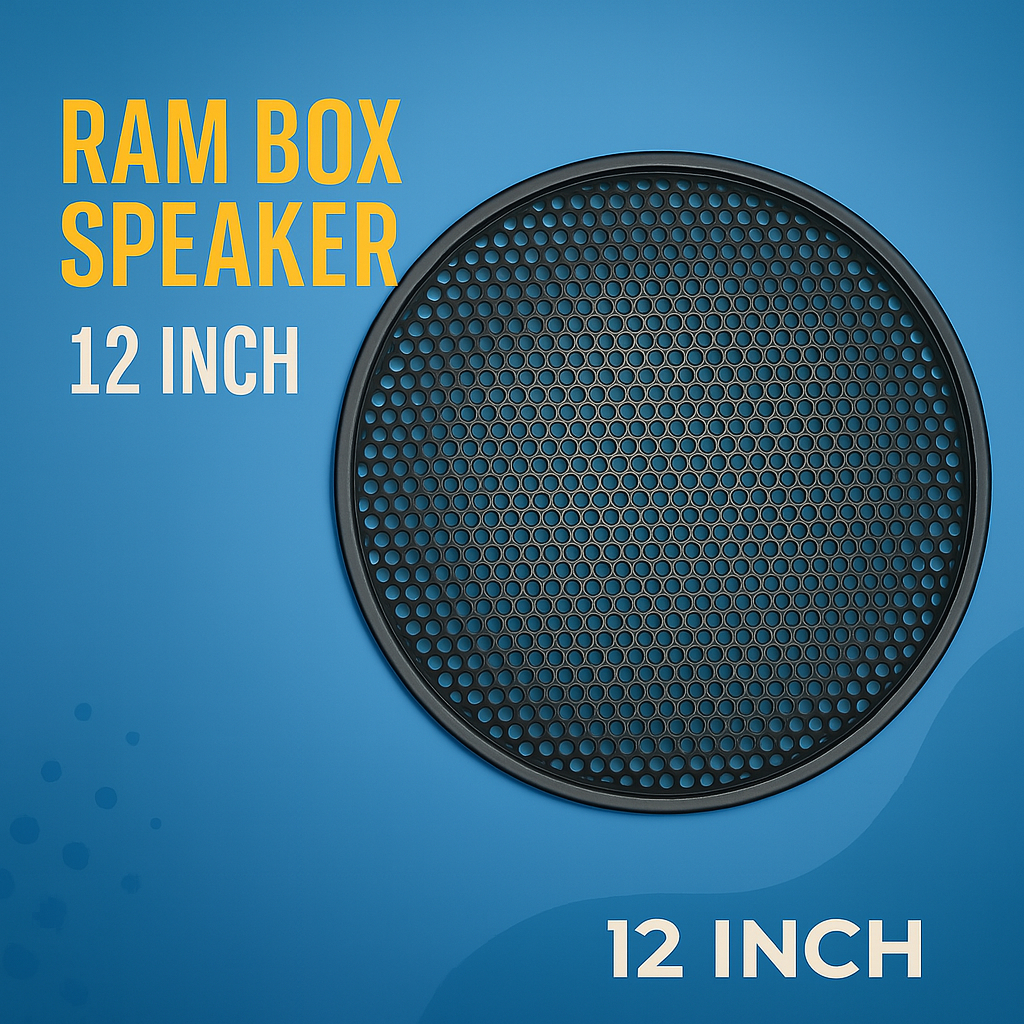 RAM GRILL SPEAKER 12 INCH – COVER BULAT PELINDUNG SPEAKER BOX ( 2 Pcs )