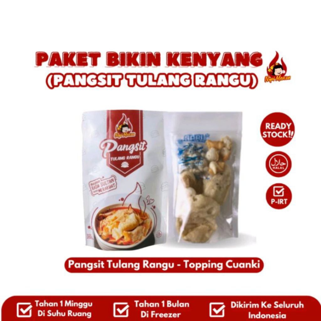 

Pangsit Tulang Rangu Nyai Mercon + Topping