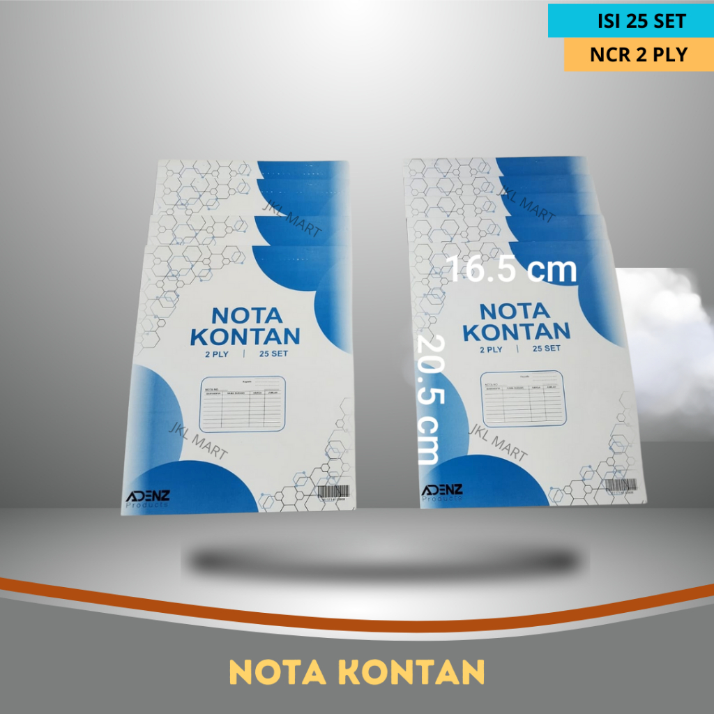 

BUKU NOTA KONTAN 2 PLY NCR TERMURAH 1 BUKU ISI 25 SET
