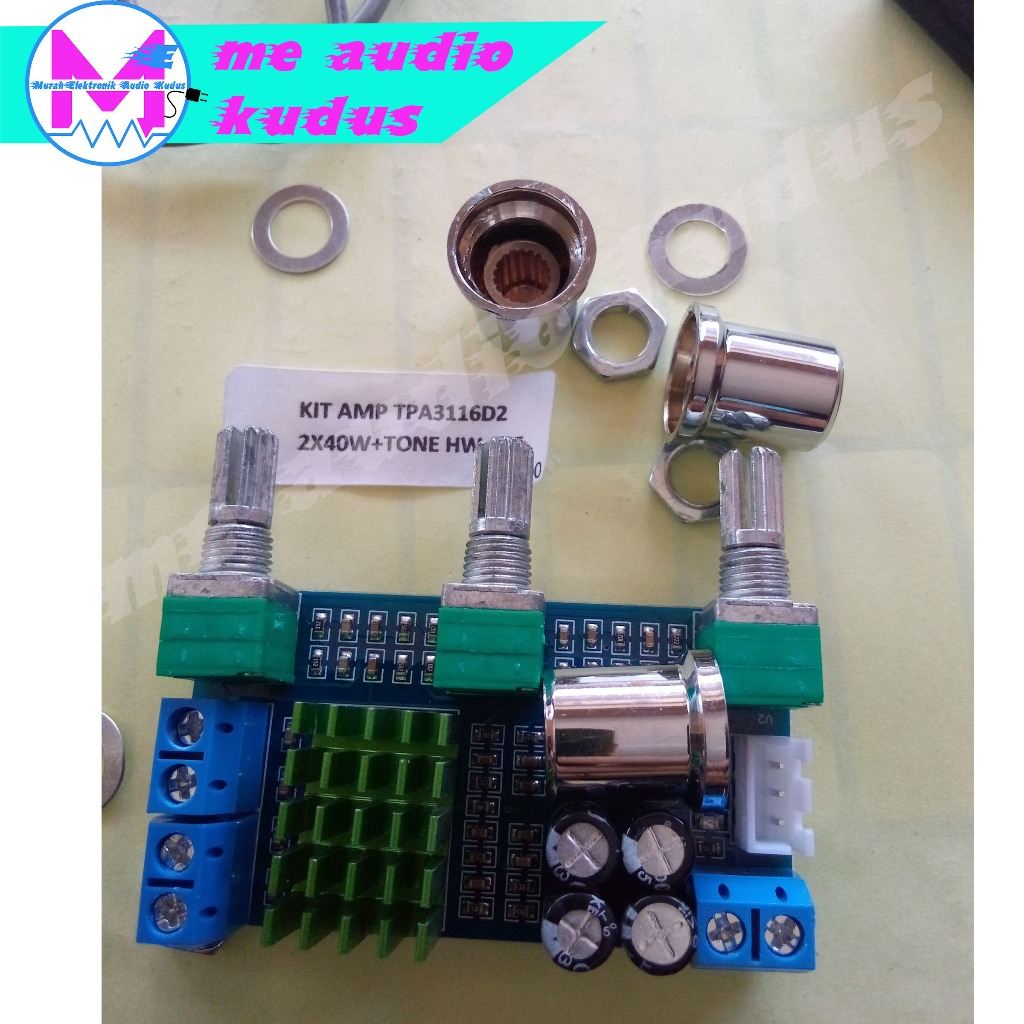 KIT AMPLI TPA3116D2 2X80W+TONE HW-715 ASLI