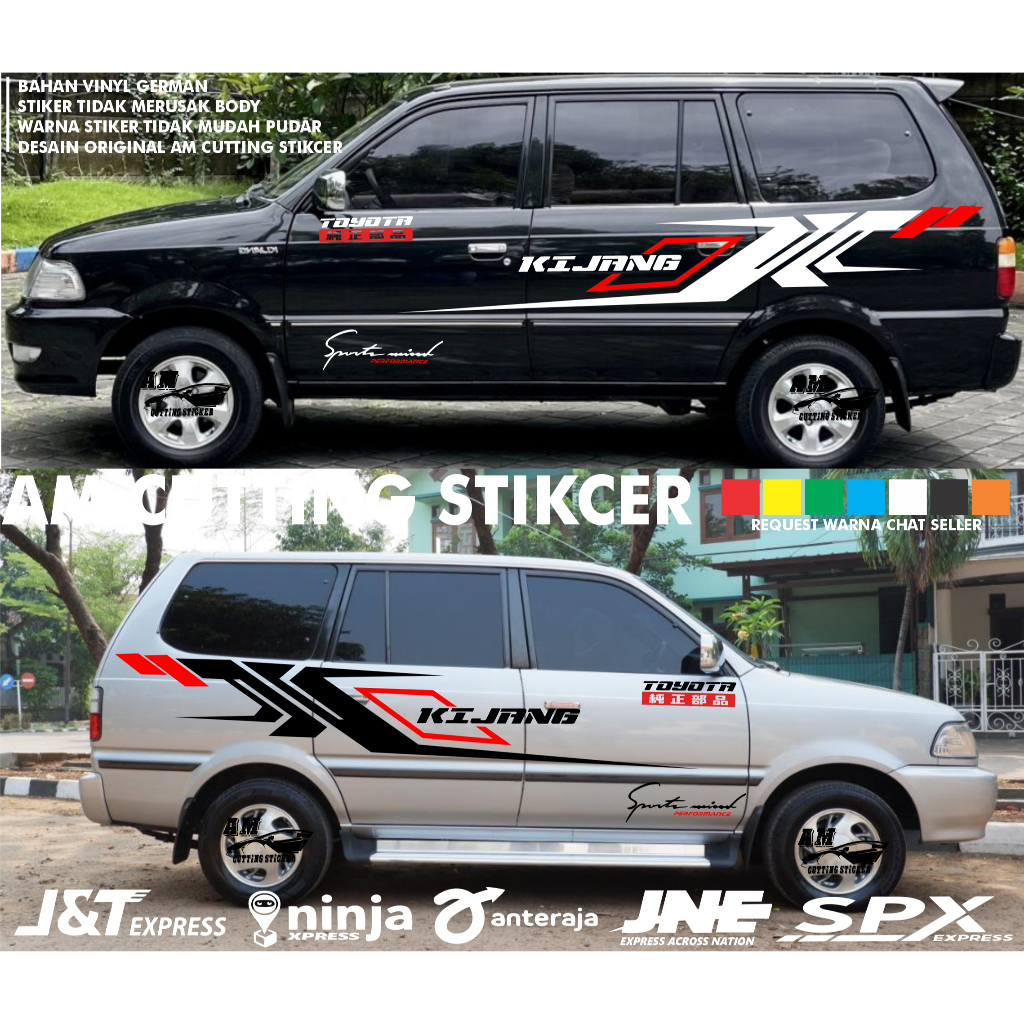 Stiker Mobil Kijang Super Stiker Body Kijang Super Stiker Kijang Super Cutting Sticker Terbaru