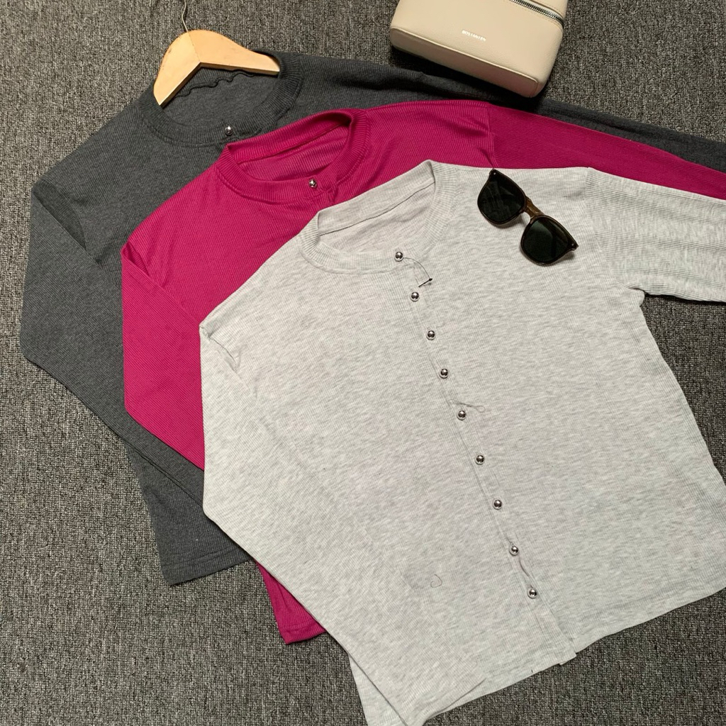 CARDIGAN TWIZ RAJUT ATASAN WANITA KOREAN LOOK SWITER TEBAL POLOSAN KANCING AKTIF