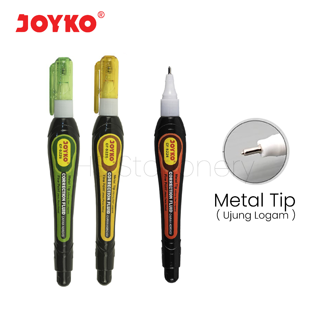 

Joyko CF-S226 Correction Fluid Cairan Koreksi Penghapus Cair