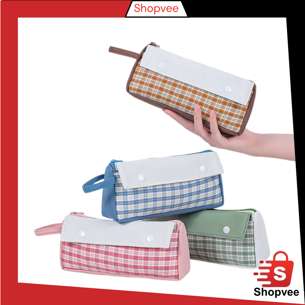 

Shopvee Tas Serbaguna Tempat Pensil Pen/Pouch Make Up Kotak Pensil Stationery Y3507