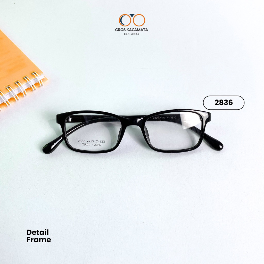 KACAMATA KOTAK KECIL FRAME KODE 2836 - GROS KACAMATA