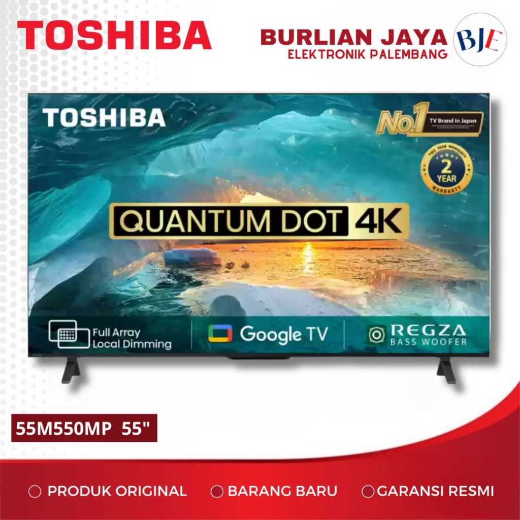 TV TOSHIBA 55 INCH 55M550MP GOOGLE TV TOSHIBA 55" PALEMBANG