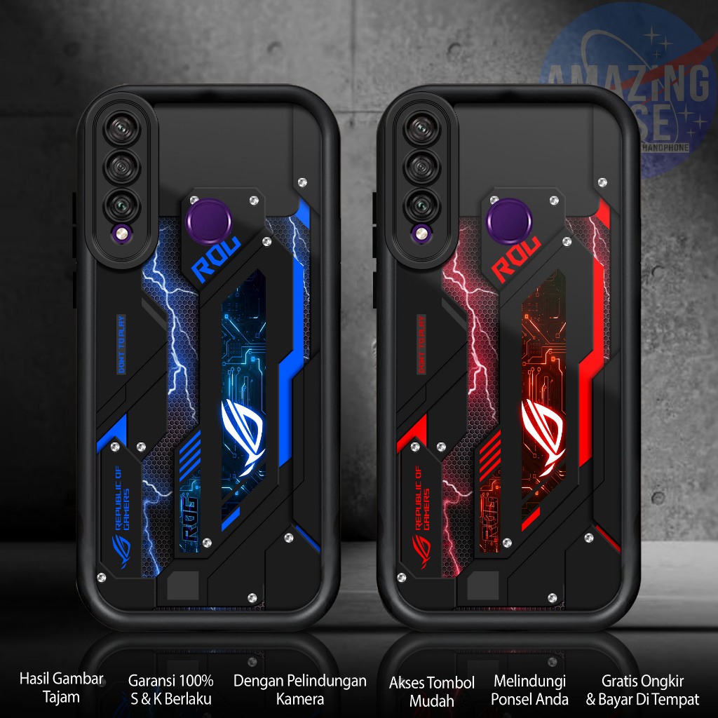 Case Premium Compatible For HUAWEI Y6P 2020  Motif RG Casing Softcase Glossy Anti Jamur