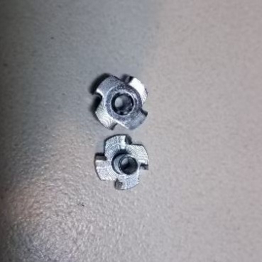 10 PCS T Nut M4 mur cakar 4mm mur cakram untuk baut 7 mur baut kunci 7