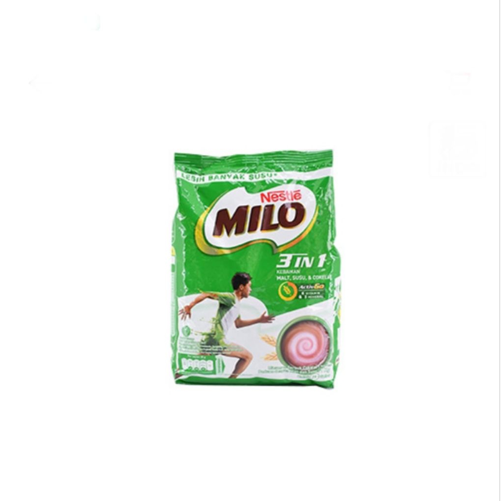

Milo minuman serbuk coklat 3in 1 990 gram