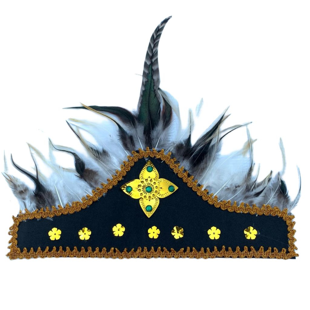 mahkota adat dayak mahkota tari tradisional dayak mahkota karnaval