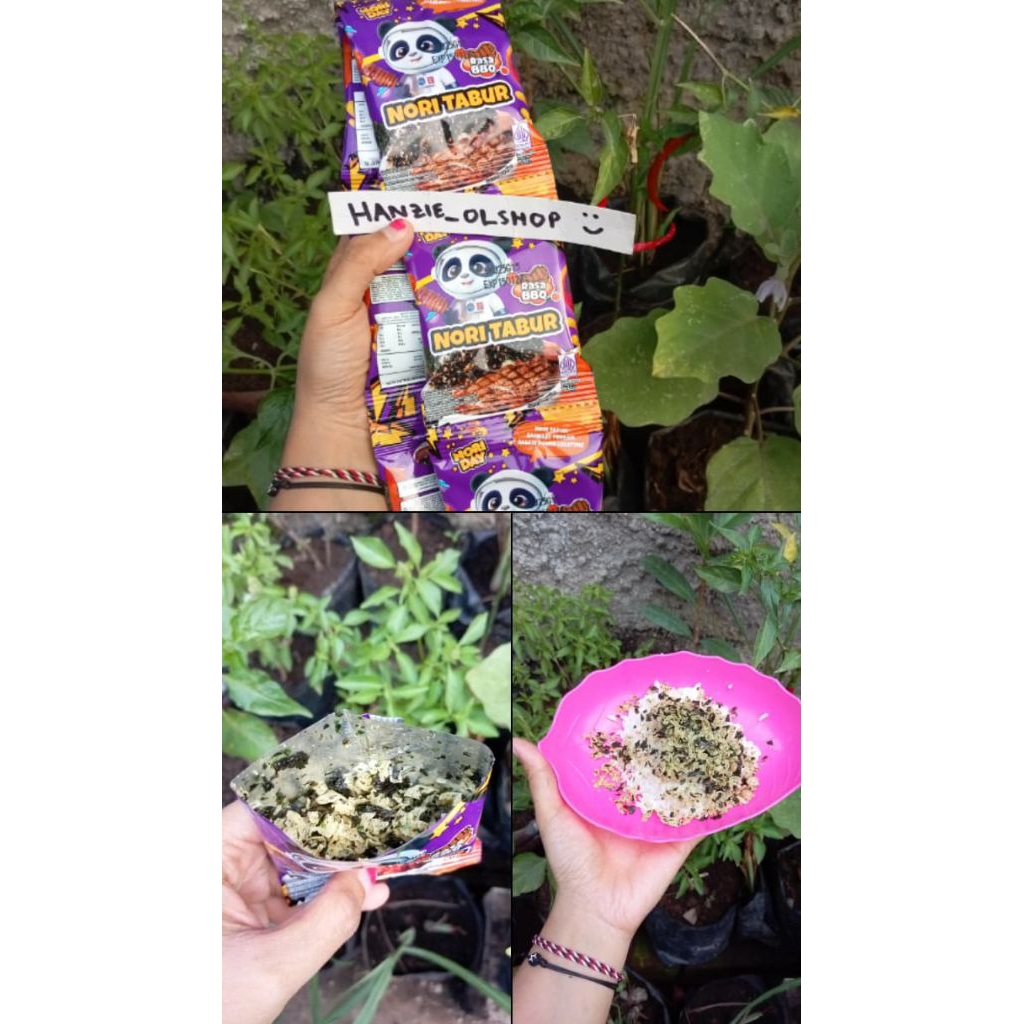 

nori tabur serenceng (6pcs) nori tabur teman nasi nori tabur sachet serenceng isi 6 harga 6pcs