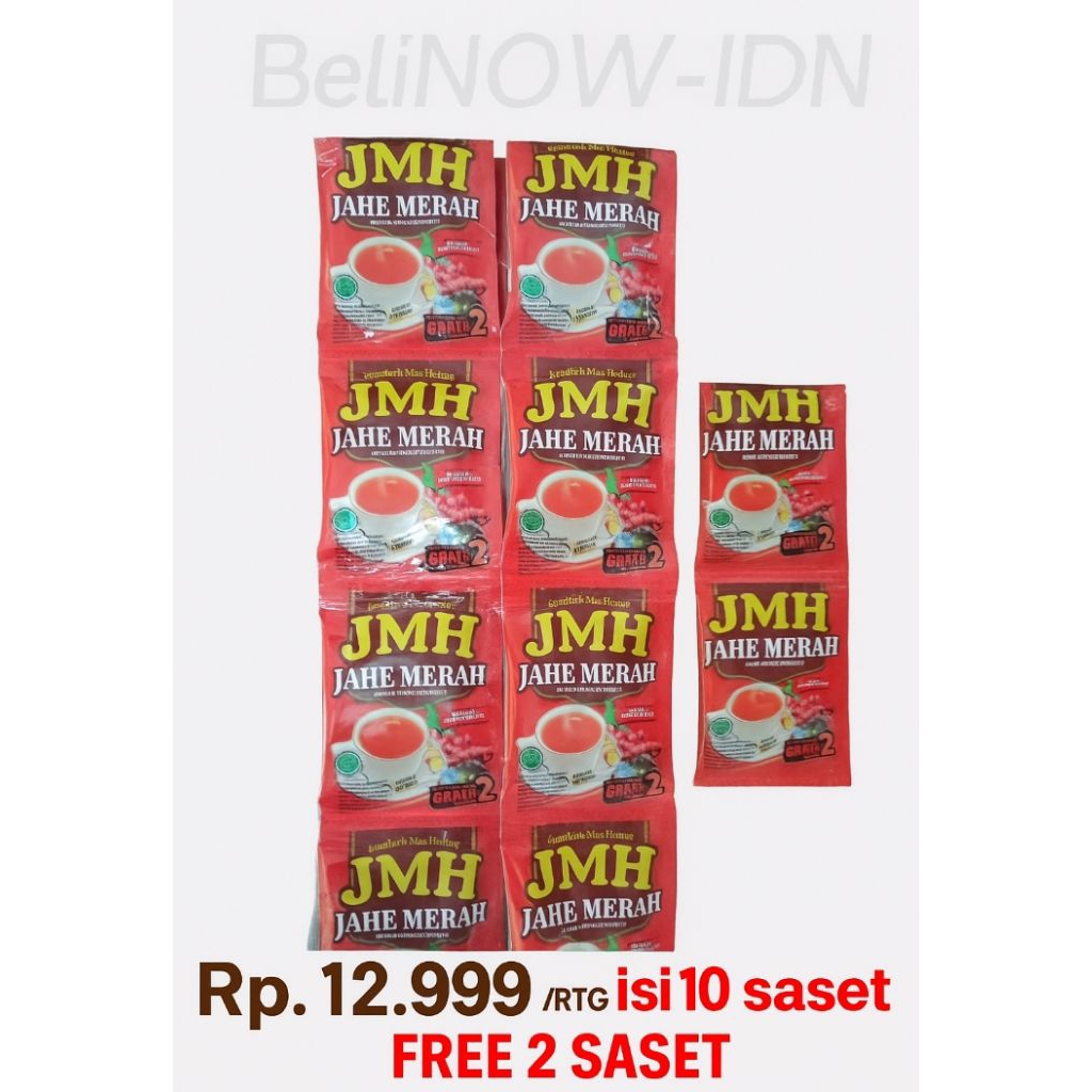 

Jahe Merah JMH – Minuman Herbal Sachet