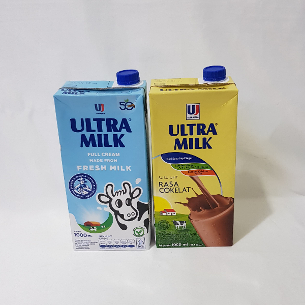 

Ultra Milk UHT Milk Cokelat/ Plain 1liter
