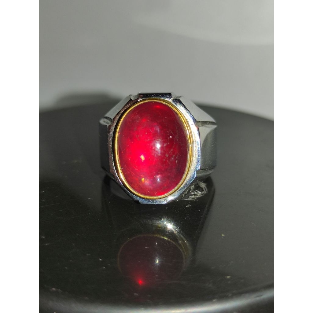 Natural Ruby Pigeon Blood, Non Memo 13,1 Crats, UV Reaktif