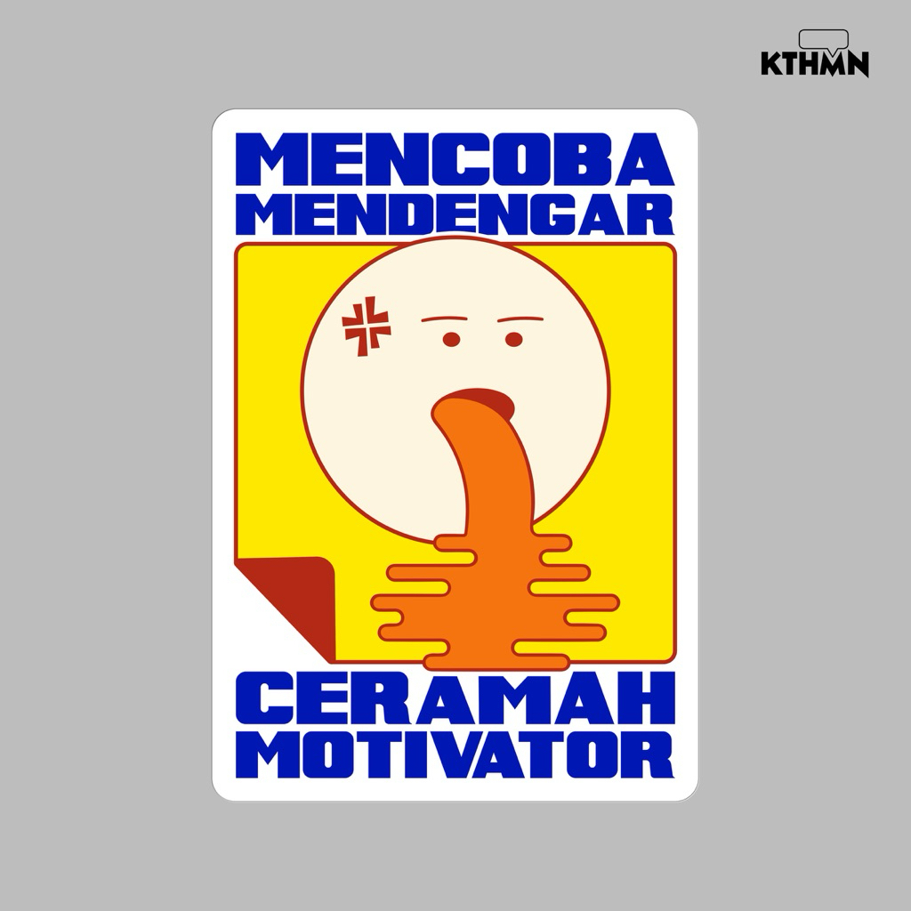 

Ceramah Motivator - Sticker | SS - 212