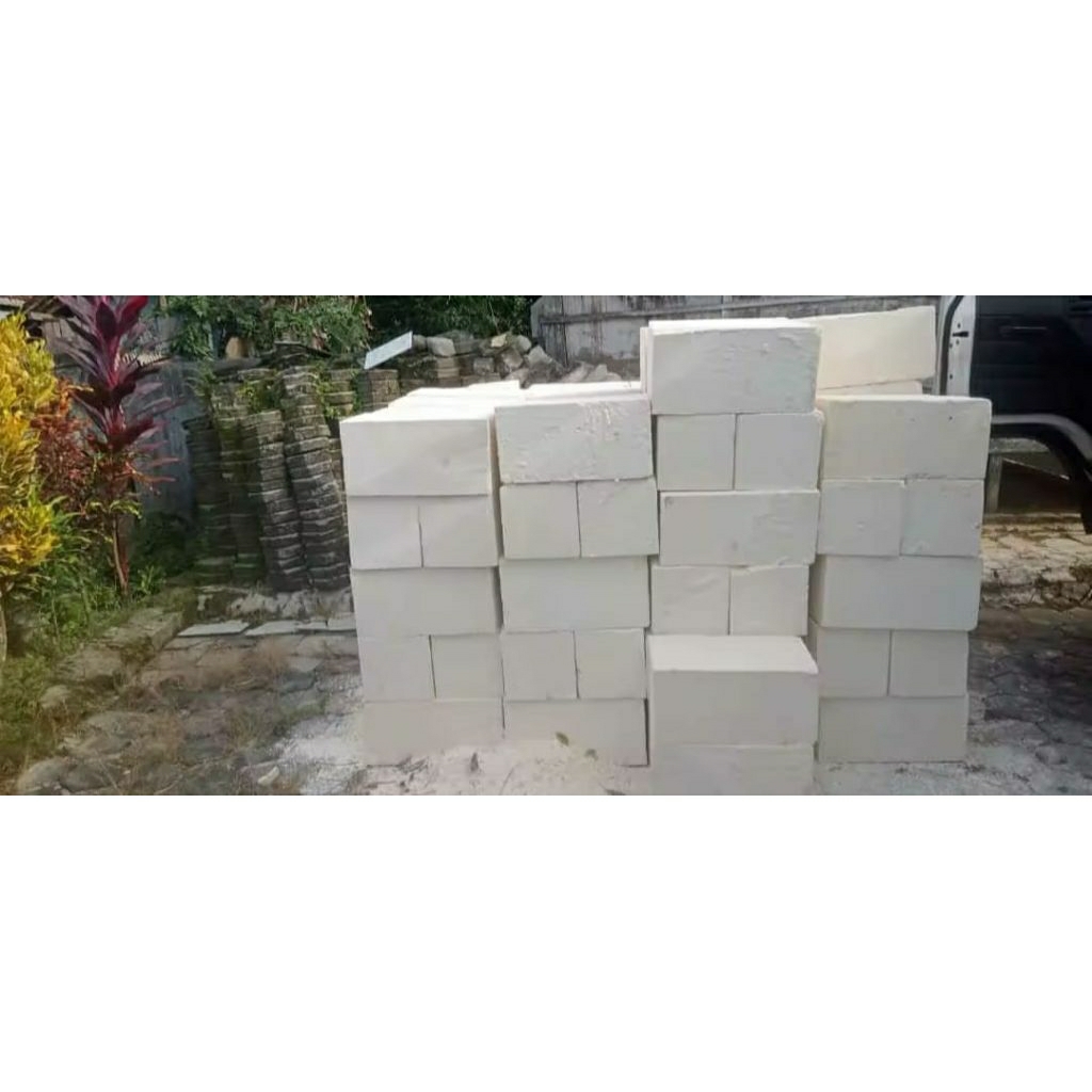 Bahan bangunan murah batu kumbong umpak tuban bata putih No hebel bataringan batu kali