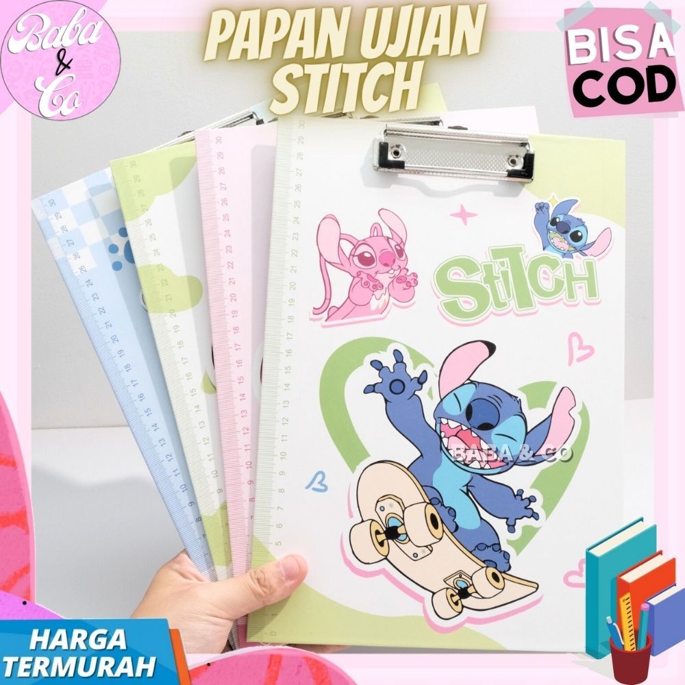 

PAPAN UJIAN STITCH PAPAN JALAN STITCH LILO SERIES LUCU UNIK PAPAN STITCH IMUT CLIPBOARD A4 STITCH BLUE PAPAN ALAS UJIAN STITCH