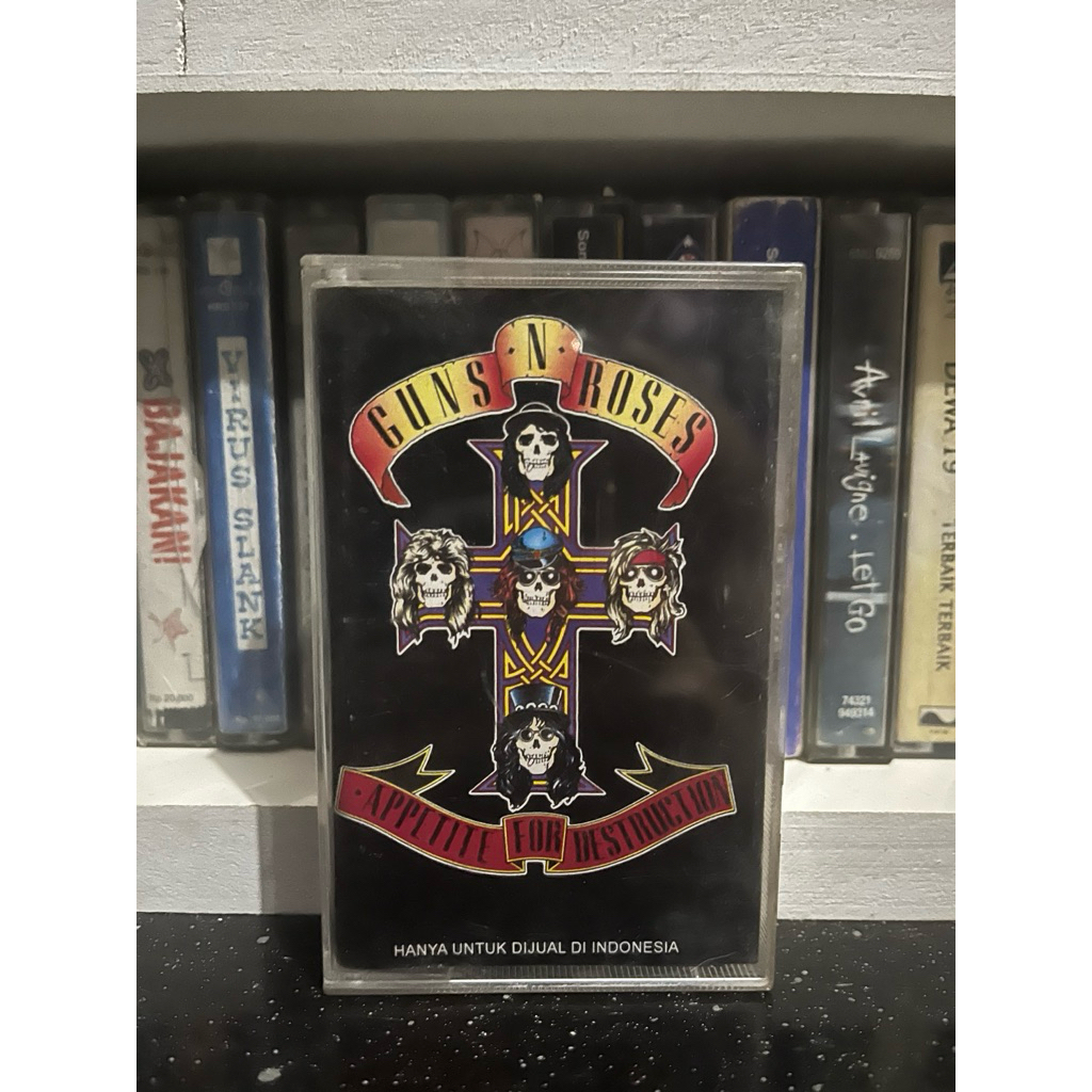 kaset guns n roses appetite for destruction