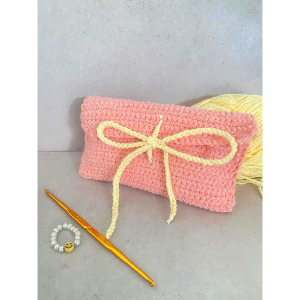 

Pouch rajut cute murah | handmade by Ghigi