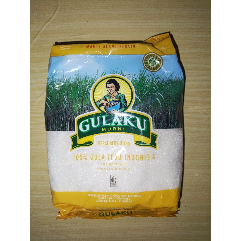 

Gula Pasir Gulaku Kuning Kemasan 1Kg
