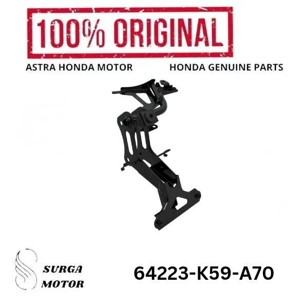 Dudukan Breket Bracket Cover Depan Motor Honda Vario 150 eSP K59J 64223K59A70 64223-K59-A70 Stay FR 