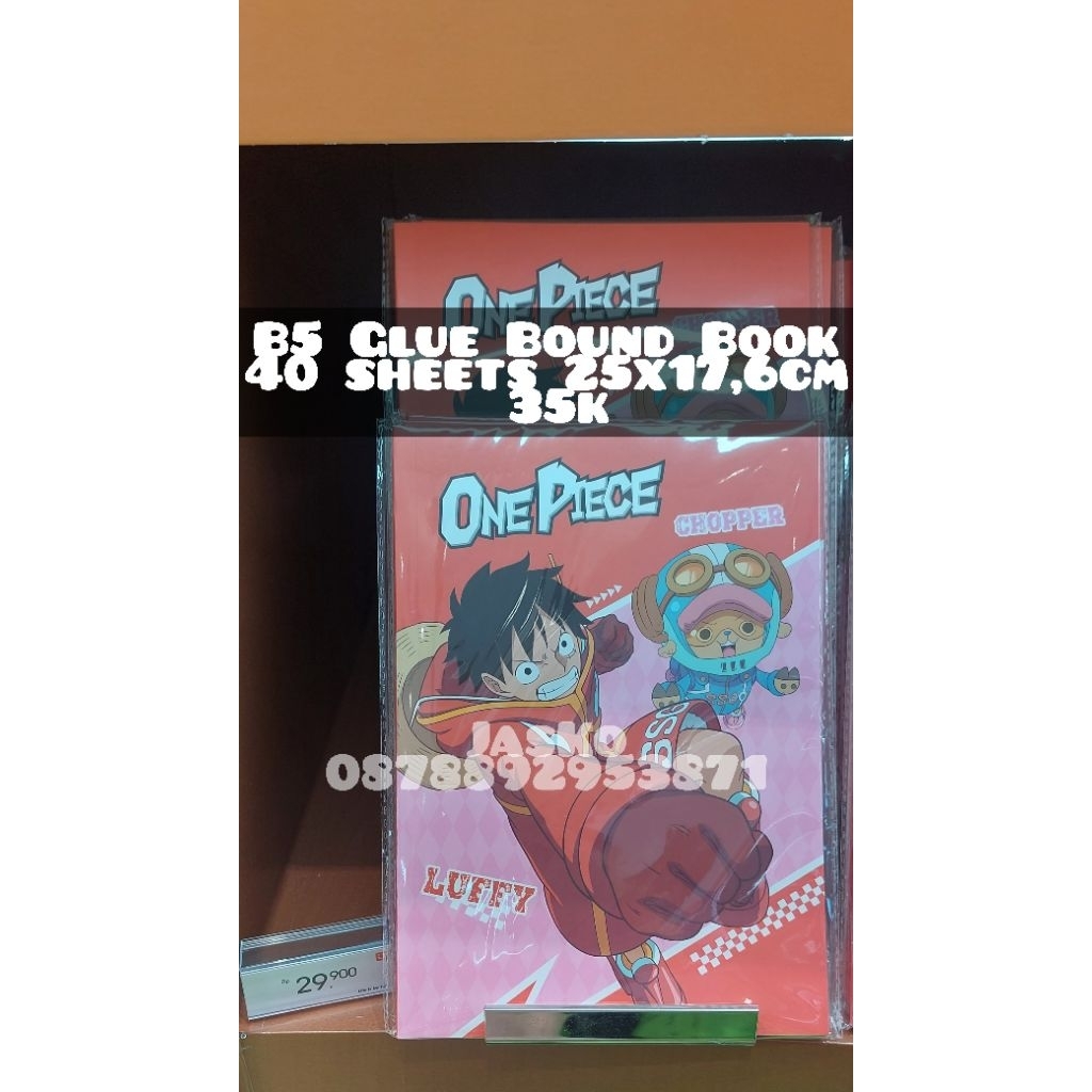 

B5 Glue Bond Book Miniso x One Piece