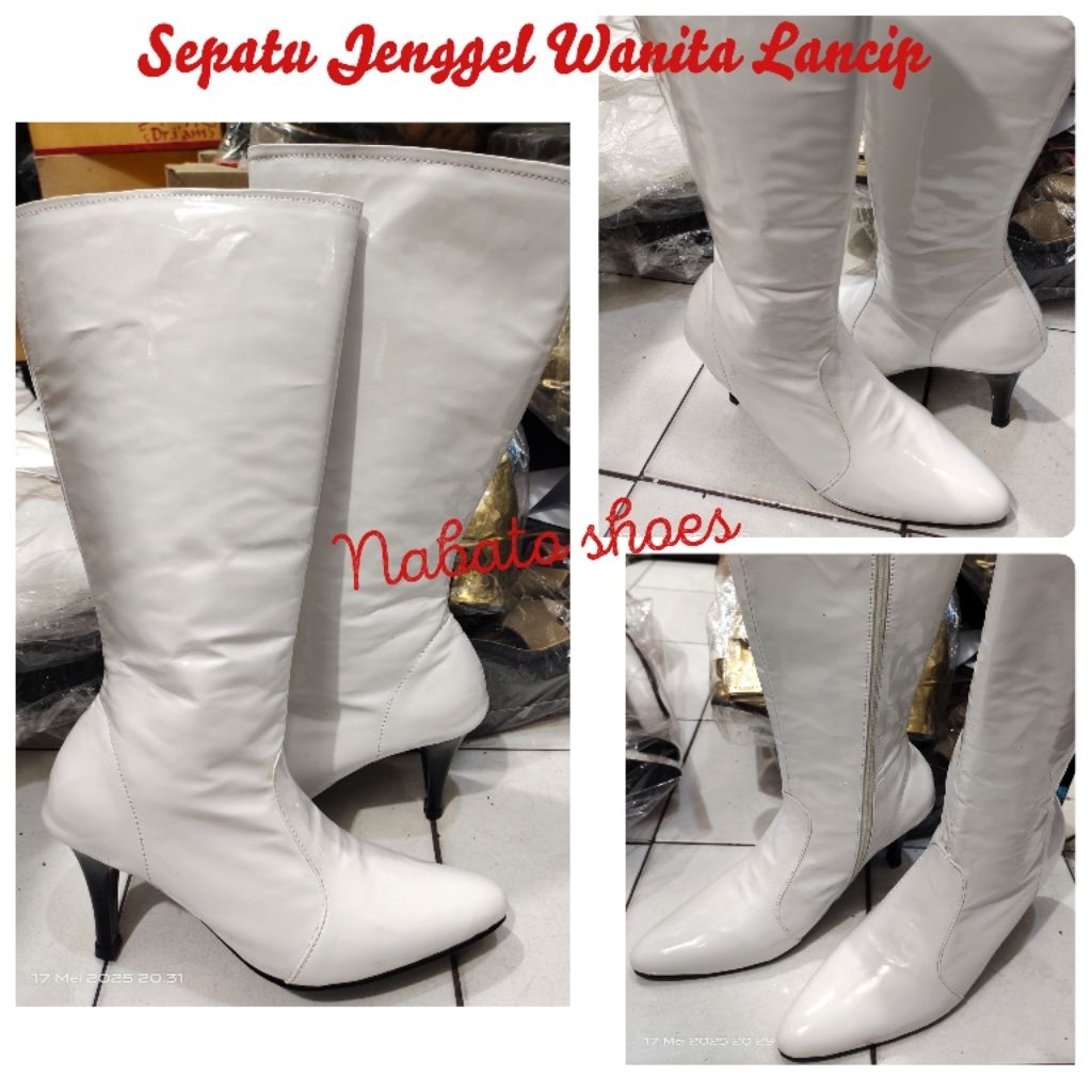 Sepatu Boot Jenggel Wanita Tinggi