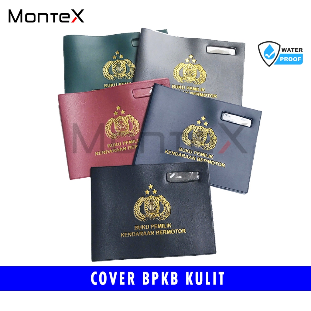 

MONTEX - SAMPUL COVER BPKB MOTOR MOBIL BAHAN TEBAL & TAHAN AIR 3 PCS LEBIH MURAH / COVER BPKB