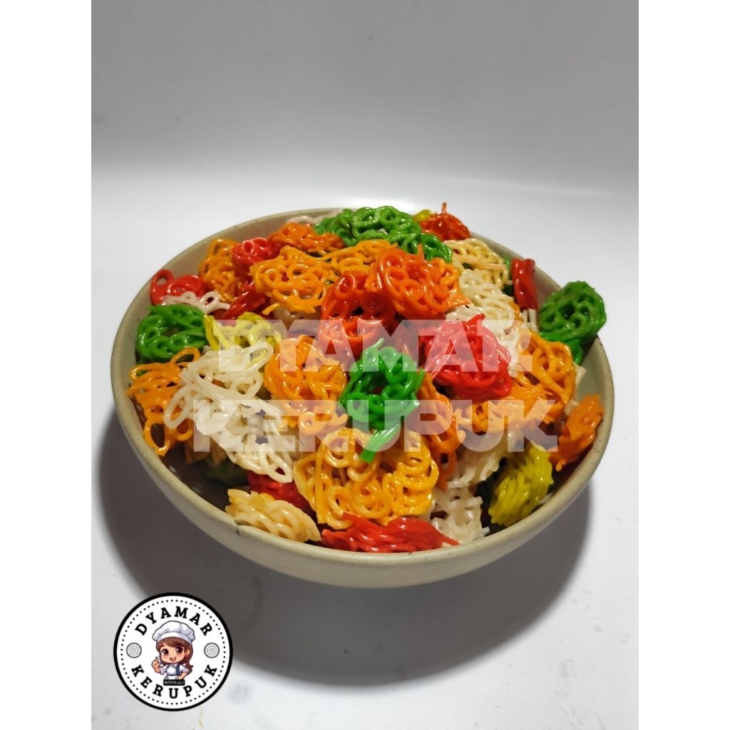 

Kerupuk Warna-Warni Mentah 1kg