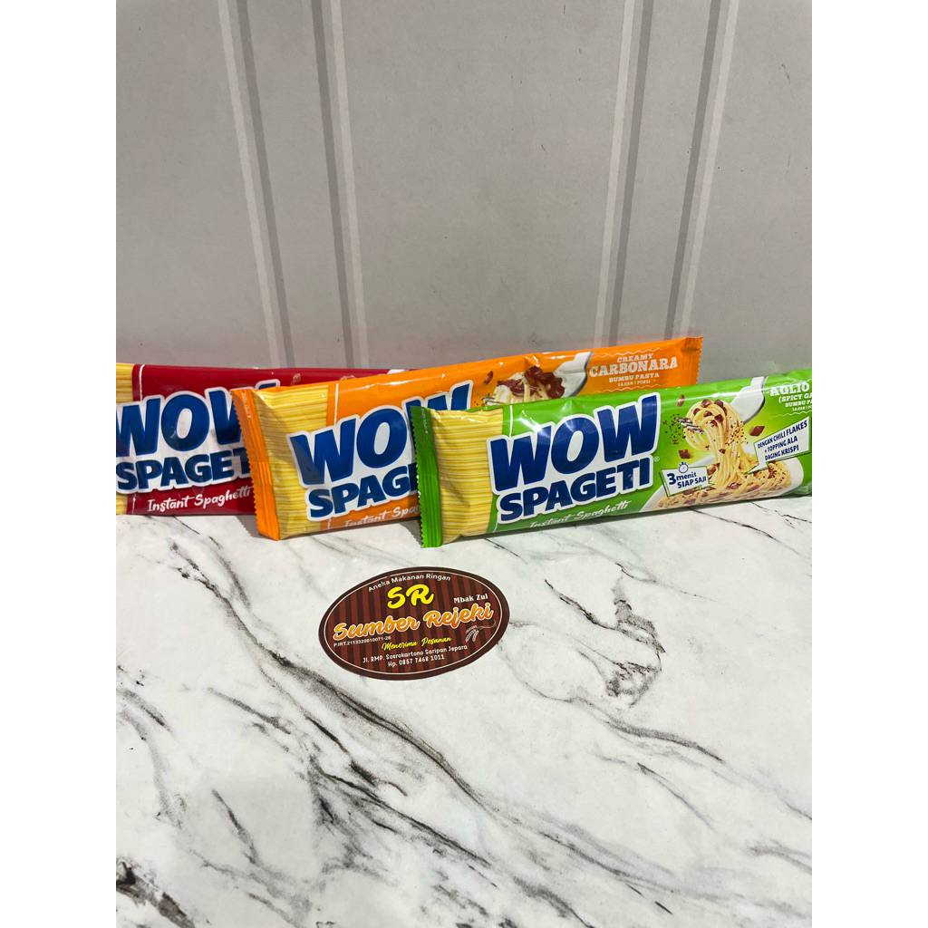 

WOW SPAGETI INSTANT SPAGHETTI BERAT 88gram