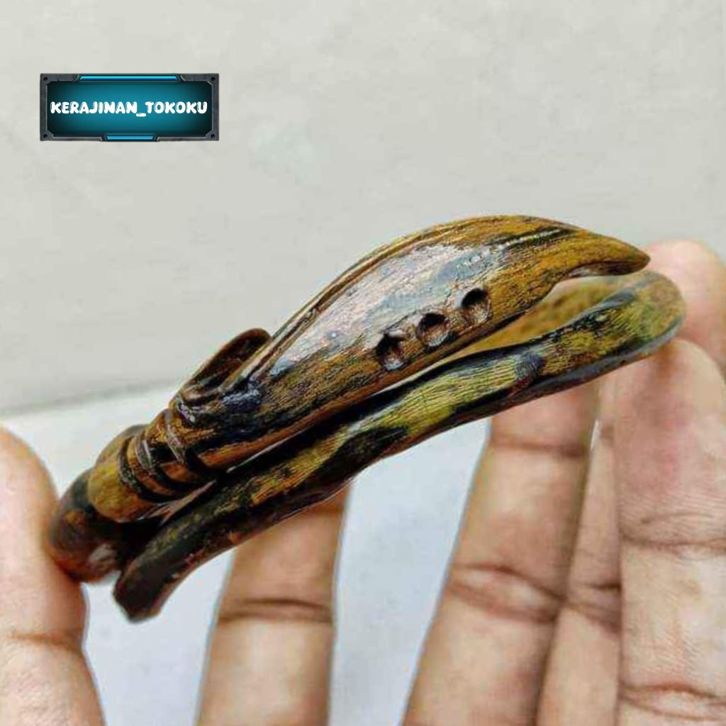 Gelang akar bahar Brahma asli Ukir kujang size kantor mini Original 100%