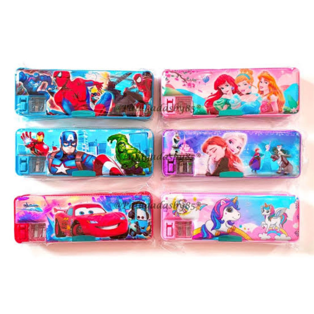 

kotak pensil magnet plus serutan kualitas bagus 1 pcs