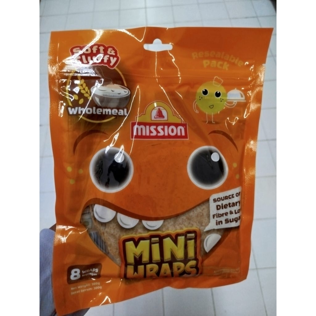 

MISSION WHOLEMEAL MINI WRAPS 300 GRM