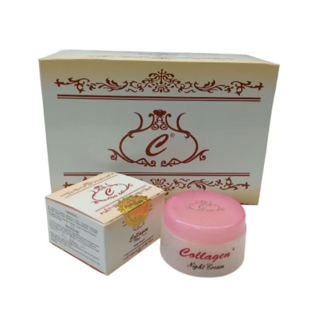 BEDAK CREAM COLLAGEN KRIM MALAM 1 PCS